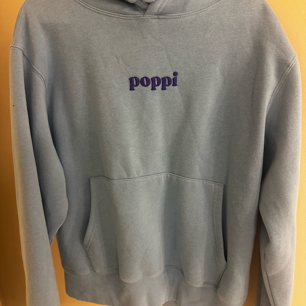 Pop Light BLUE Sweatshirt with Logo